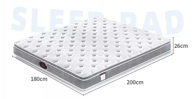 Antibacterial Latex And Foam Hybrid Mattress